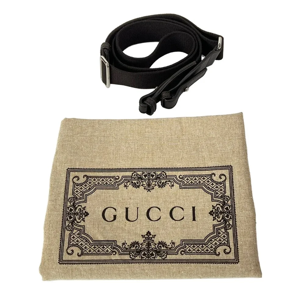 Gucci GG Boston Bag 449167 Beige Dark Brown Jacquard Leather